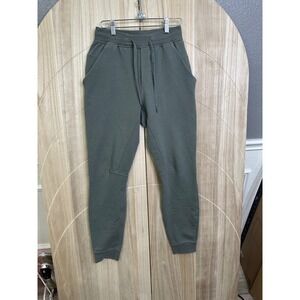 Lululemon City Sweat Jogger French Terry Olive Green Mens Slim Fit Tapered Pants